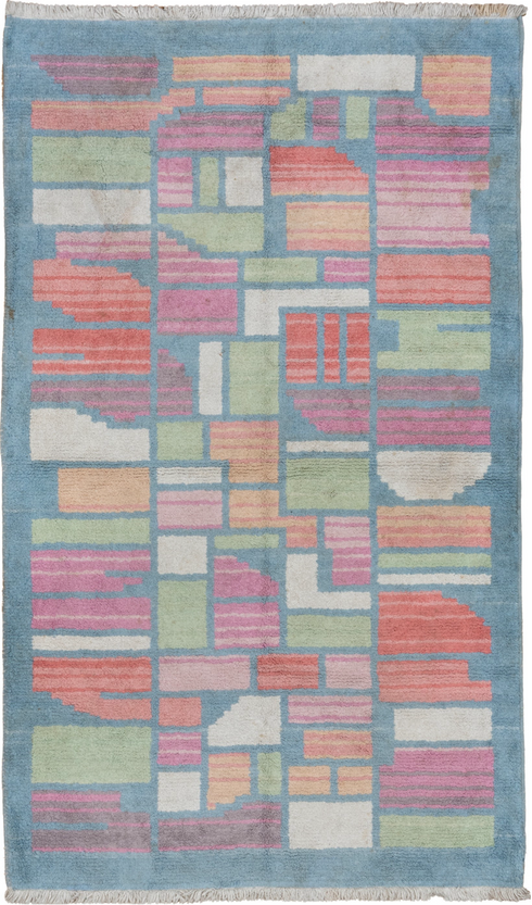 Vintage Cotton Agra Area Rug (3' x 5')